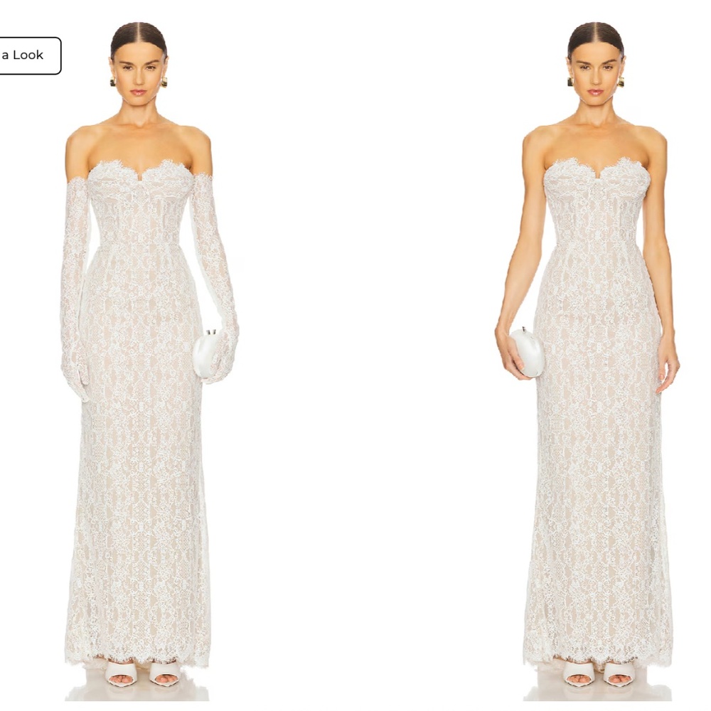 NWOT $950 Bronx and Banco Kiera Wedding Gown White Wedding Dress